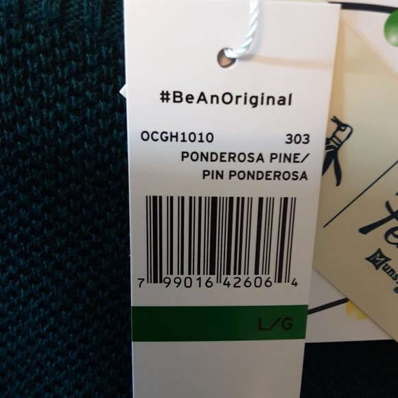 Penguin New Men's Green Waffle Knit Crew Neck Sweater Ponderosa Pine Size Lg - Picture 11 of 13